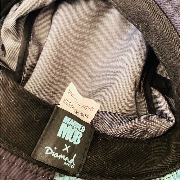 RARE 2015 💎DIAMOND X MOB PULLOVER HOODIE & SUPREME B1 TCH BUCKET HAT SET Size M - Picture 7 of 15